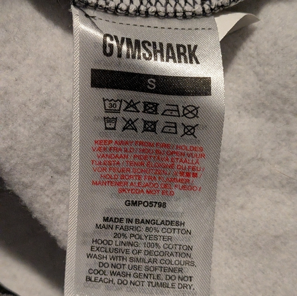 Gymshark Hoodie Men's Small Tie Dye Swirl Activewear - Picture 6 of 9